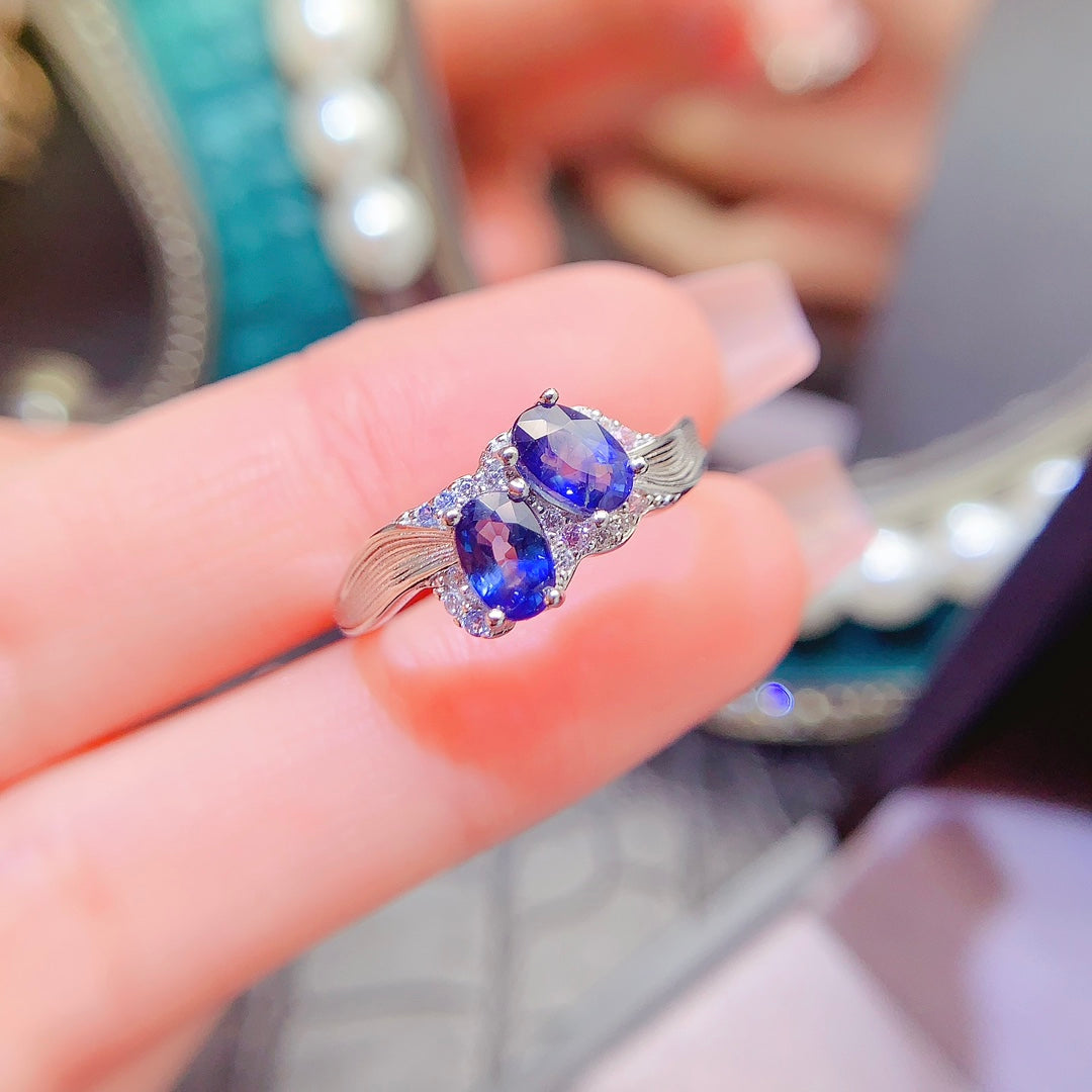 natural sapphire ring