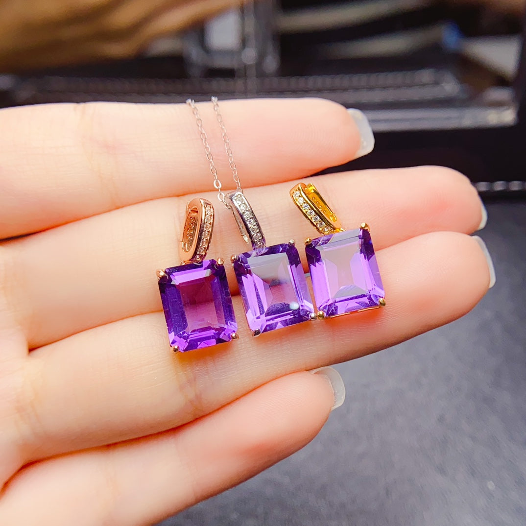 Natural Amethyst Pendant