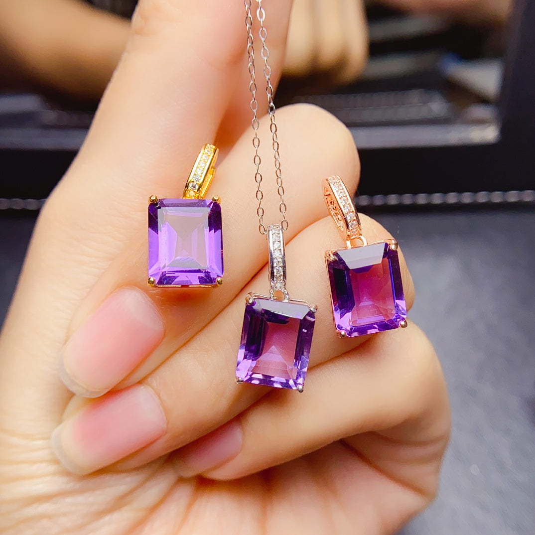 Natural Amethyst Pendant