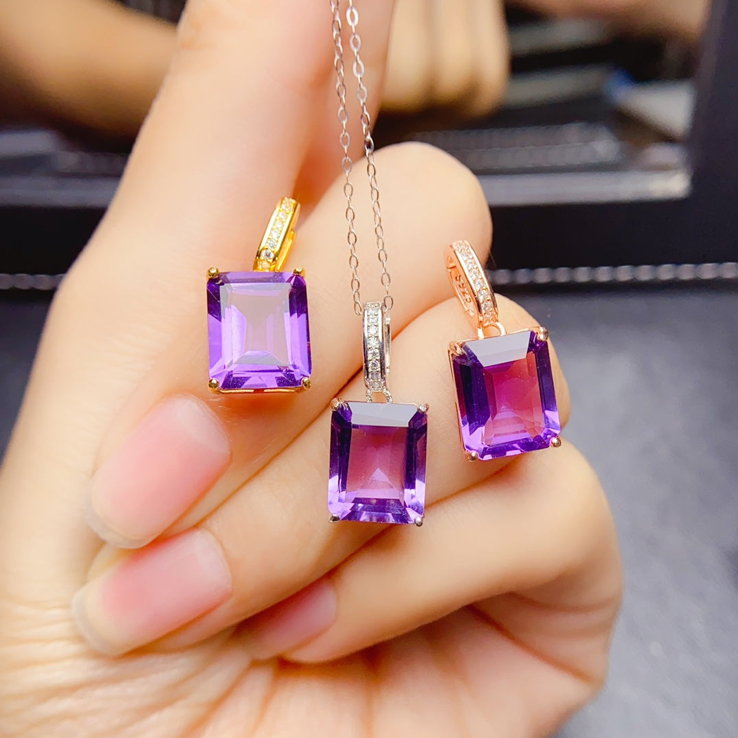 Natural Amethyst Pendant