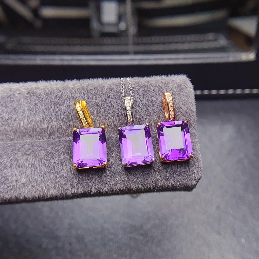 Natural Amethyst Pendant