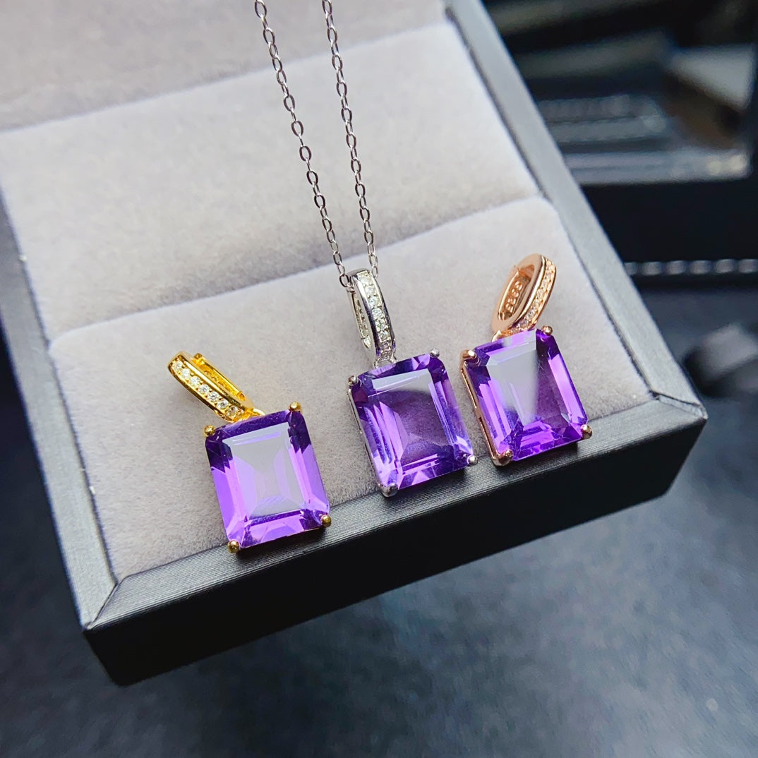 Natural Amethyst Pendant