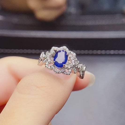 New sapphire ring