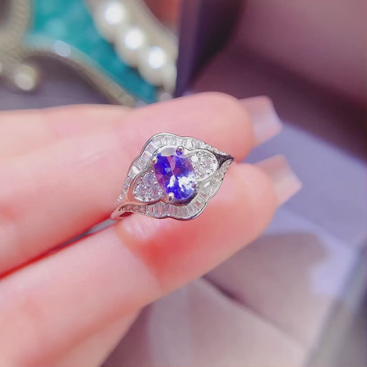 Natural Tanzanite Ring