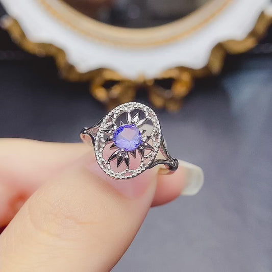 Natural Tanzanite ring