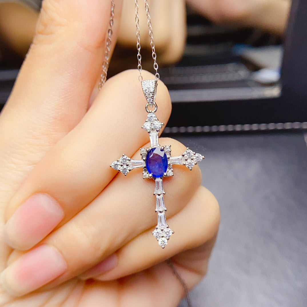 Natural Sapphire Pendant