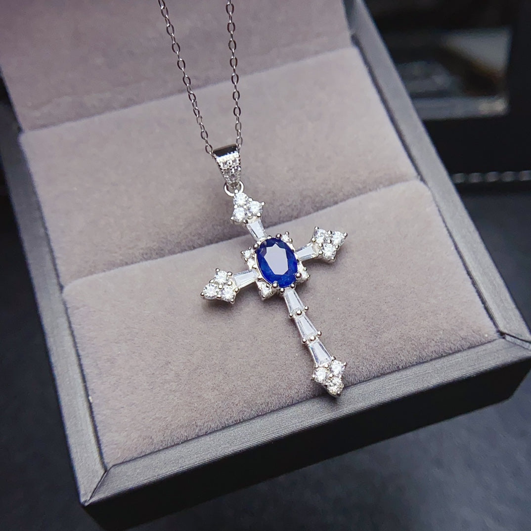 Natural Sapphire Pendant