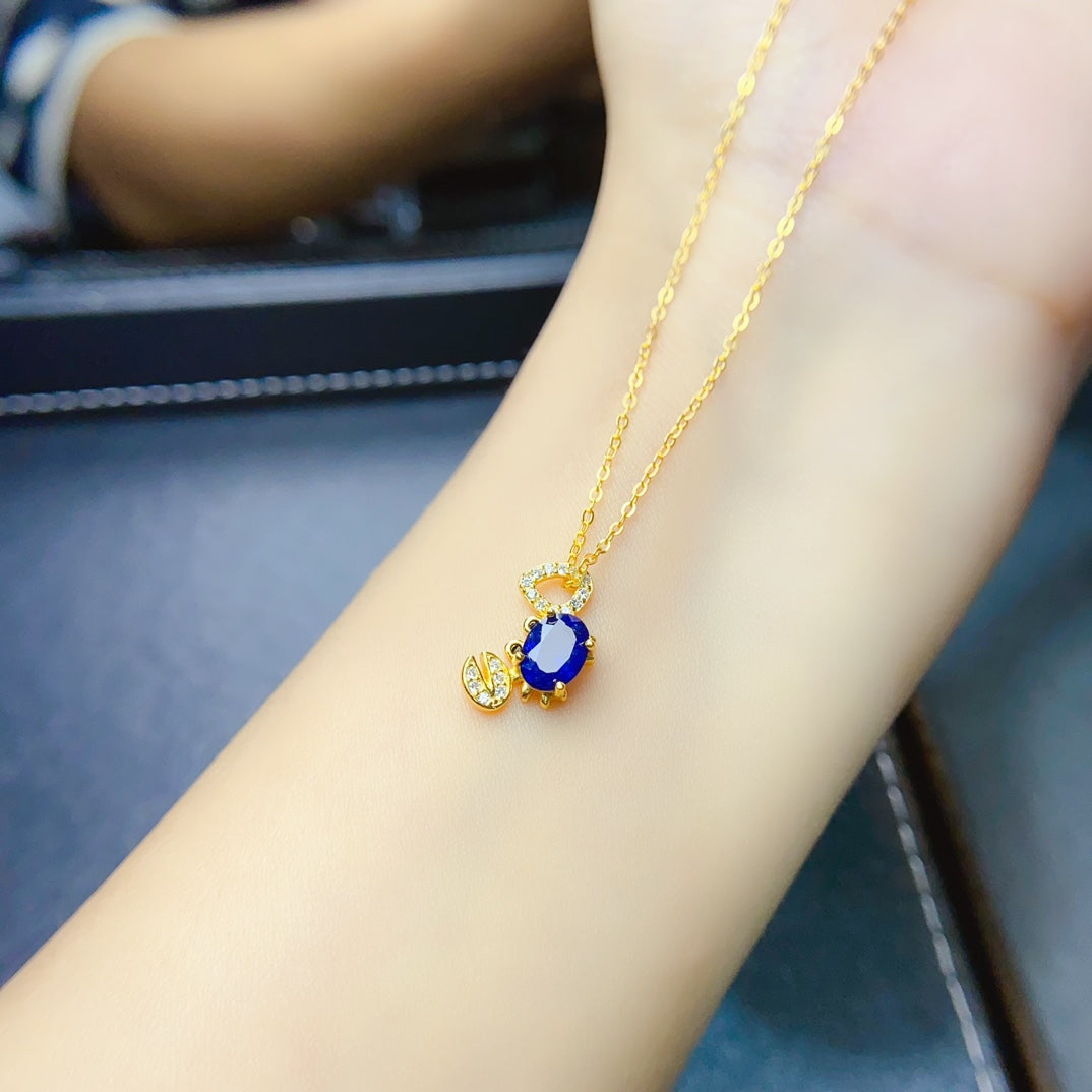 Natural Sapphire Pendant