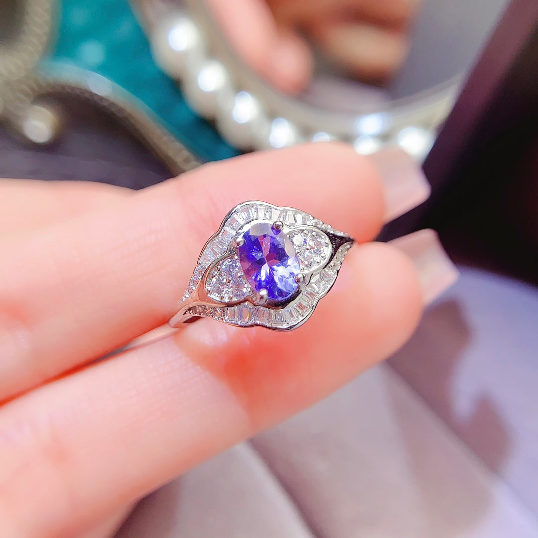 Natural Tanzanite Ring