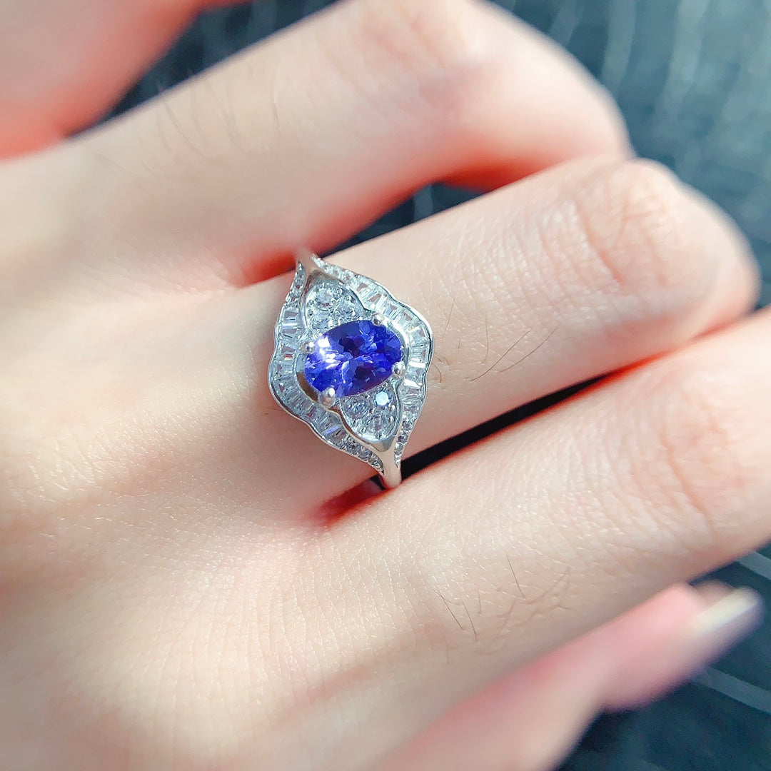 Natural Tanzanite Ring