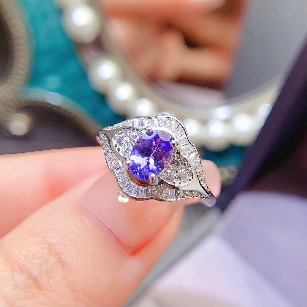 Natural Tanzanite Ring