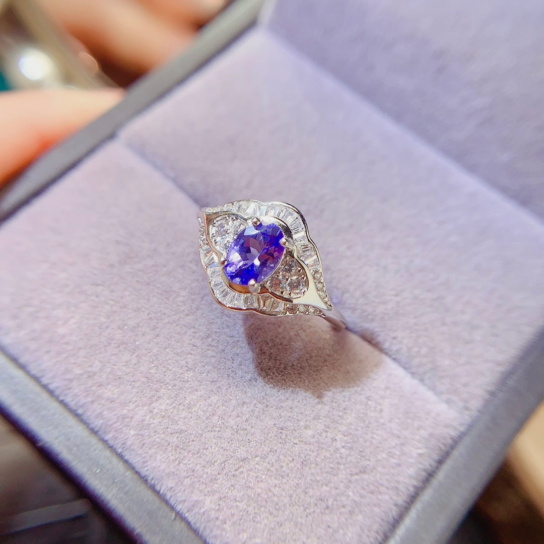 Natural Tanzanite Ring