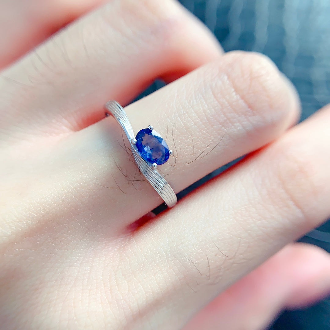 natural sapphire ring