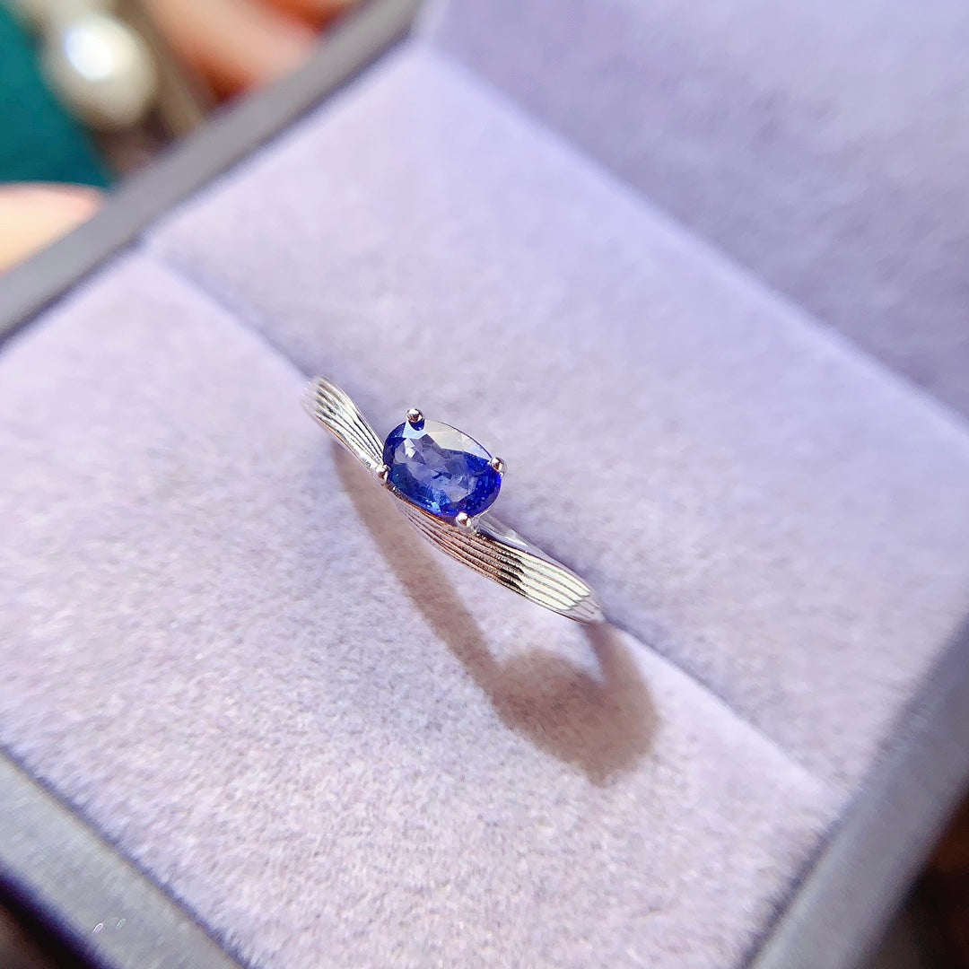 natural sapphire ring