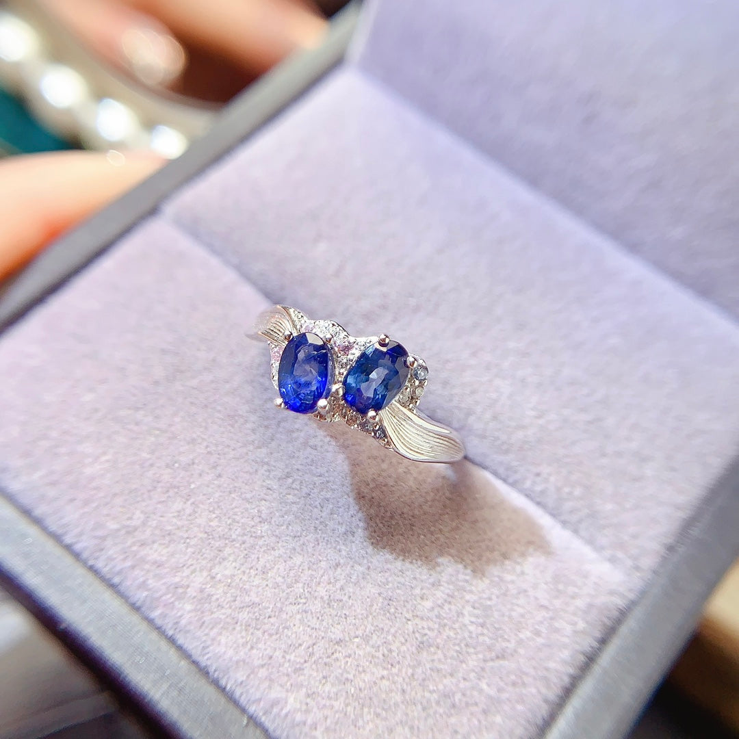 natural sapphire ring