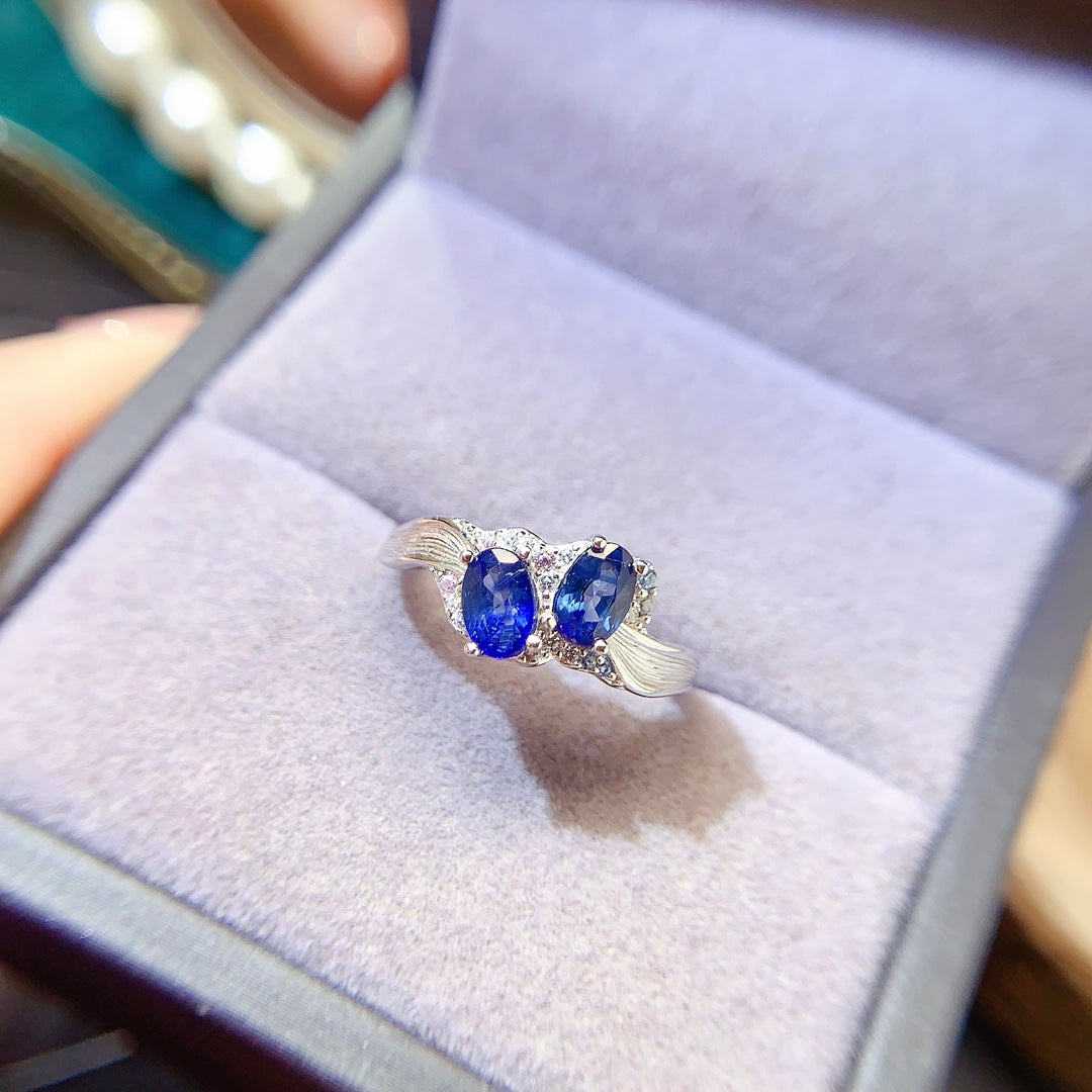 natural sapphire ring