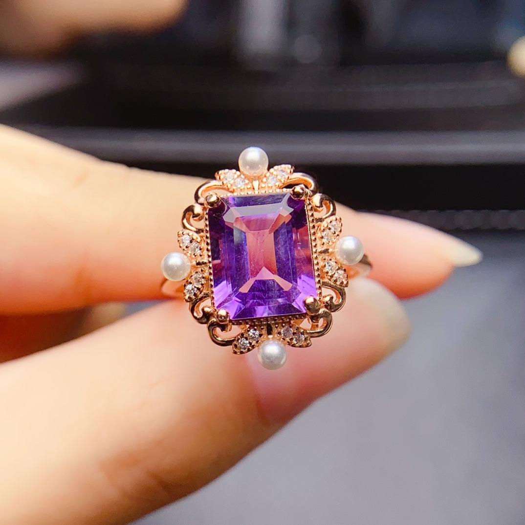 New amethyst ring