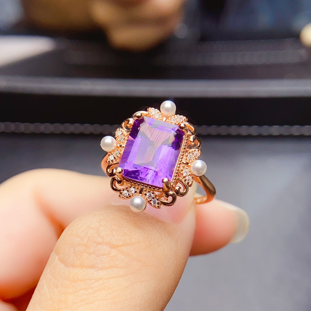New amethyst ring