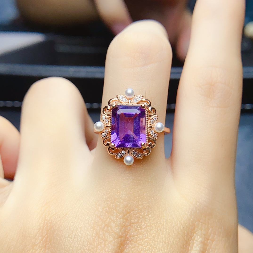 New amethyst ring