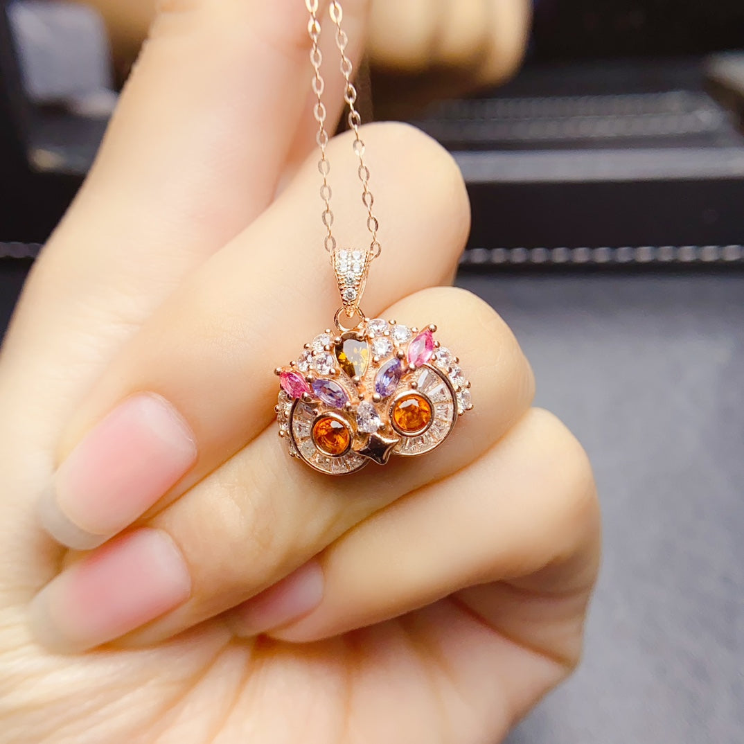 Natural Fanta Garnet Pendant