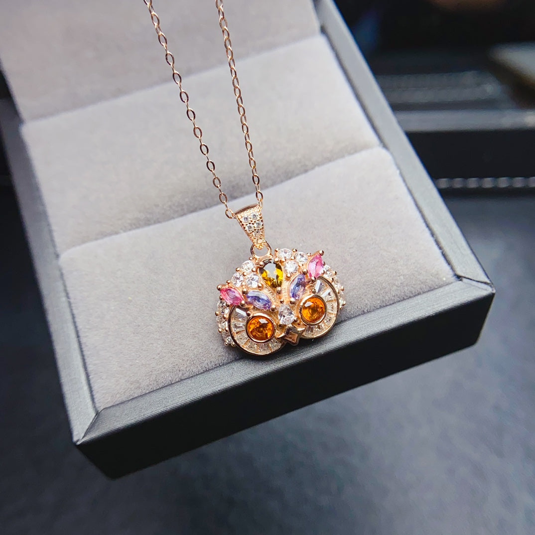 Natural Fanta Garnet Pendant