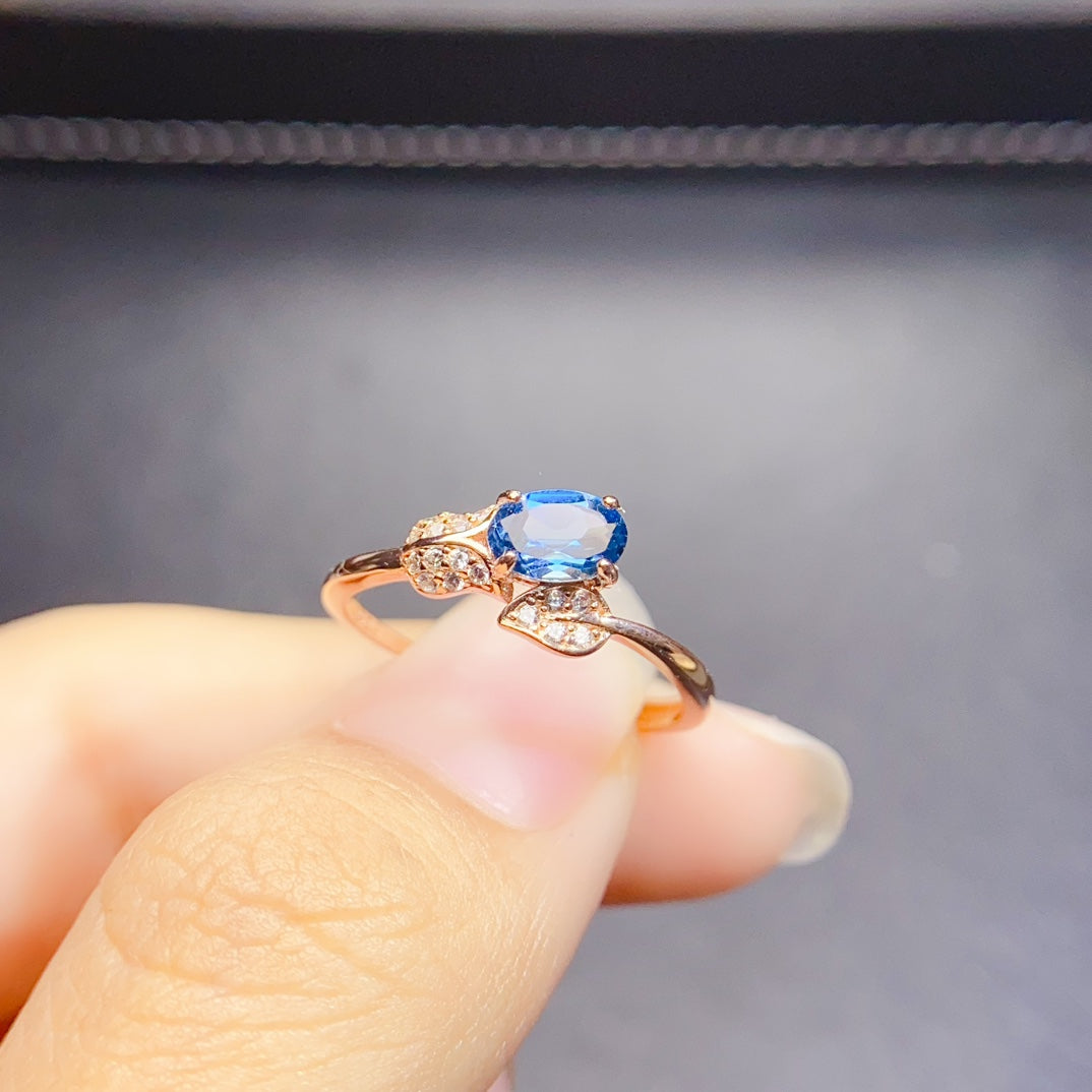 The natural topaz ring has arrived