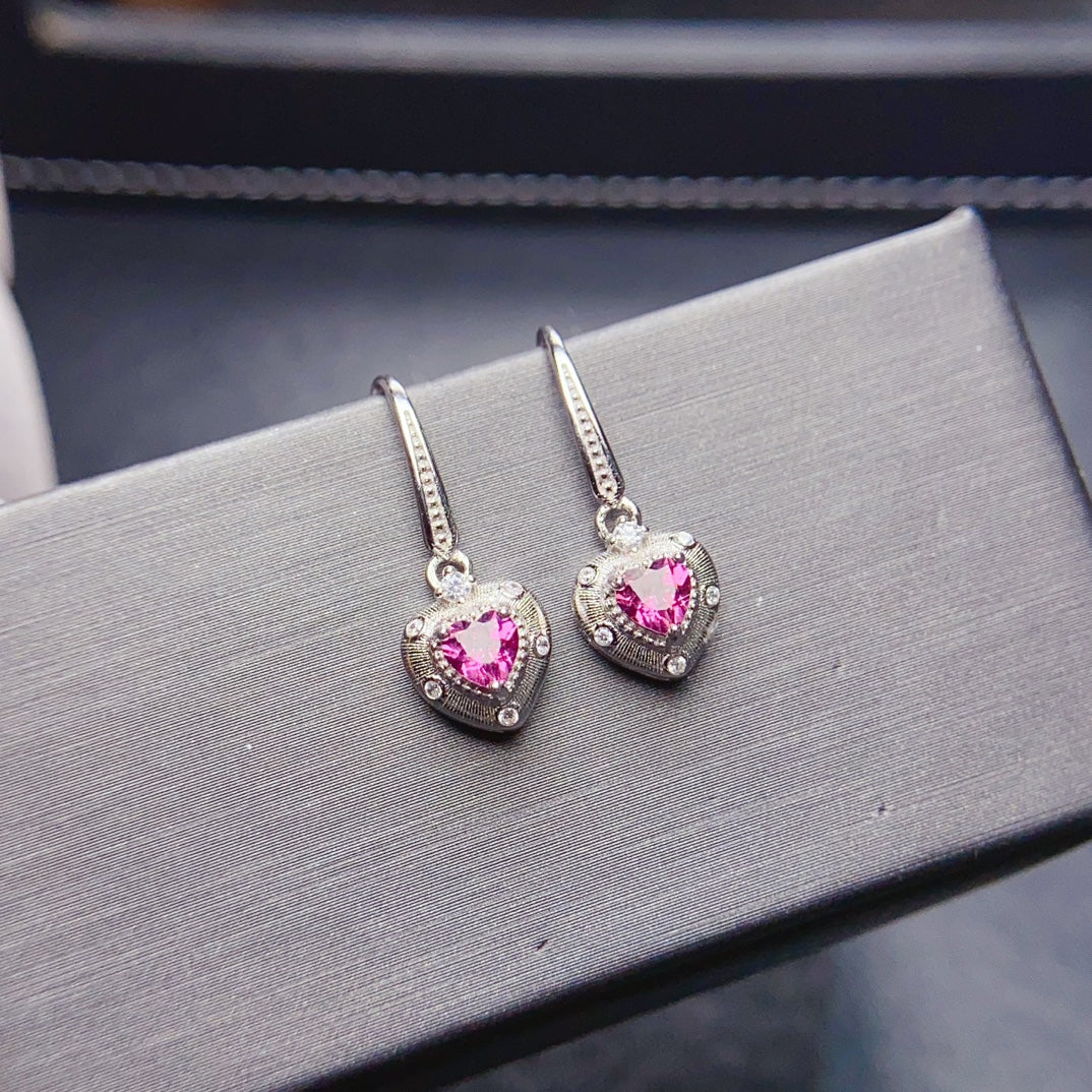 Natural magnesium aluminum garnet earrings have arrived